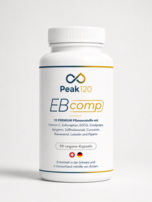 EBcomp – Pflanzenstoff-Komplex mit Vitamin C, 90 Kapseln