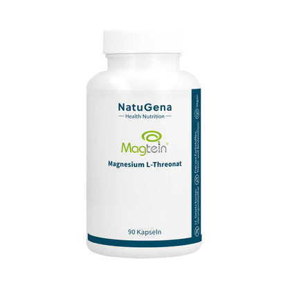 Magtein® Magnesium-L-Threonat Kapseln, Natugena, 90 Kapseln, 1 Monatsbedarf