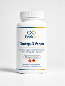 Omega-3 vegan aus Algen mit EPA & DHA, 90 Kapseln