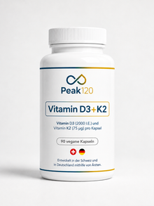 Vitamin D3+K2 (MK-7), 90 Kapseln